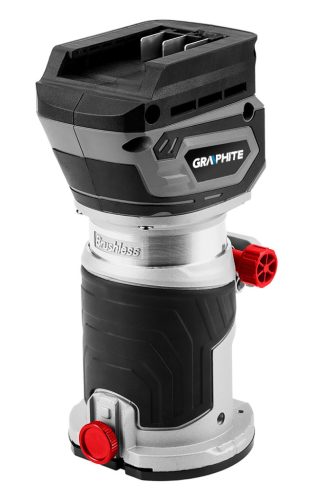 Graphite Akkus szénkefementes élmaró alapgép Energy+ (18V) (akku és töltő nélkül)