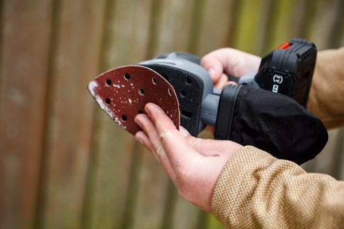 Graphite Akkus szénkefementes deltacsiszoló alapgép, Energy+ (18V) (akku és töltő nélkül)