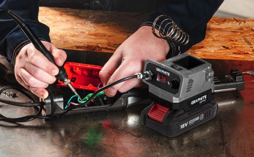 Graphite Akkus forrasztóállomás alapgép, Energy+ (18V) (akku és töltő nélkül)