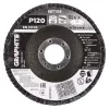 Graphite Csiszolókorong lamellás 115x22,2mm, P120 inox, fém, fa