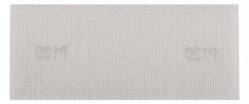 Graphite Csiszolóháló fehér 115x280mm, fa, fém, műanyag, űveg, gipszkarton csiszoláshoz, P120