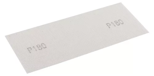 Graphite Csiszolóháló fehér 115x280mm, fa, fém, műanyag, űveg, gipszkarton csiszoláshoz, P180