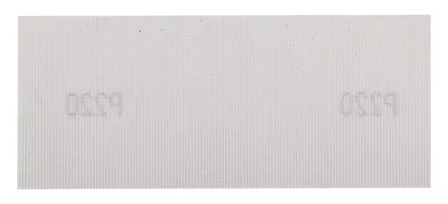 Graphite Csiszolóháló fehér 115x280mm, fa, fém, műanyag, űveg, gipszkarton csiszoláshoz, P220