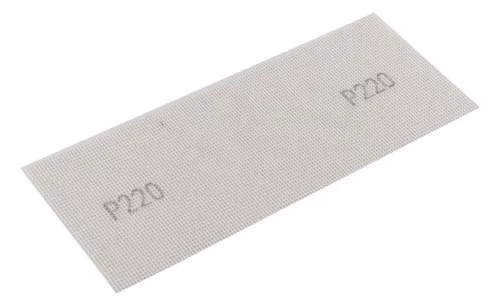 Graphite Csiszolóháló fehér 115x280mm, fa, fém, műanyag, űveg, gipszkarton csiszoláshoz, P220