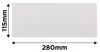 Graphite Csiszolóháló fehér 115x280mm, fa, fém, műanyag, űveg, gipszkarton csiszoláshoz, P220