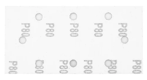 Graphite Csiszolópapír tépőzáras 93x185mm, P80, 8 lyukas, 5db