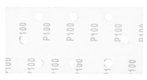 Graphite Csiszolópapír tépőzáras 93x185mm, P100, 8 lyukas, 5db