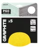 Graphite Csiszolókorong perforált, tépőzáras 225mm, P60, 5db