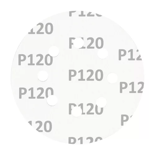 Graphite Csiszolókorong tépőzáras 125mm, P120, 8 lyukkal, 5db