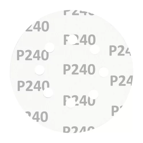 Graphite Csiszolókorong tépőzáras 125mm, P240, 8 lyukkal, 5db