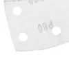 Graphite Csiszolópapír tépőzáras delta 102x152mm, P60, 11 lyukas, 5db