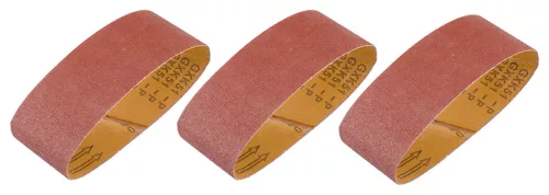 Graphite Csiszolószalag 75x457mm, P80, 3db