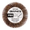 Graphite Csapos lamellás korong 60x15x6mm, P80
