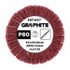 Graphite Csapos lamellás korong, 60x25x6mm, P80