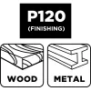 Graphite Csiszolóvászon tekercs 2,5mx115mm, P150