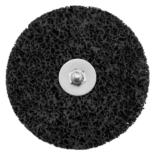 Graphite Tisztítókorong szilikon karbidos műanyag szálakkal, fémcsiszoláshoz, 125x14x6mm, csapos, fúrógépekhez