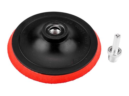 Graphite Rugalmas csiszolótányér, tépőzáras, 125mm, M14 + befogócsap