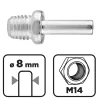 Graphite Adapter csiszolótányérokhoz, M14/8mm