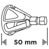 Graphite Külső sorjázó élletörő, 3-19mm, 1/4"-os szár, 50mm