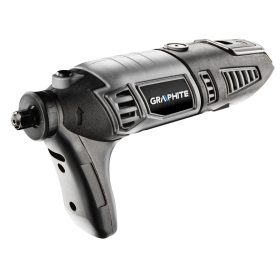   Graphite Mini fúró- és csiszológép 170W, fordulatszám kijelző, kofferben, 190db kiegészítő