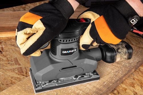 Graphite Rezgőcsiszoló 260W, 90x187mm