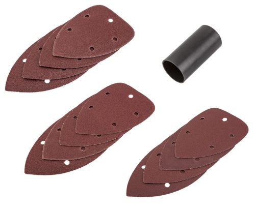 Graphite Deltacsiszoló 105W, 140x140x97mm, 12db csiszolópapírral (60, 80, 120)