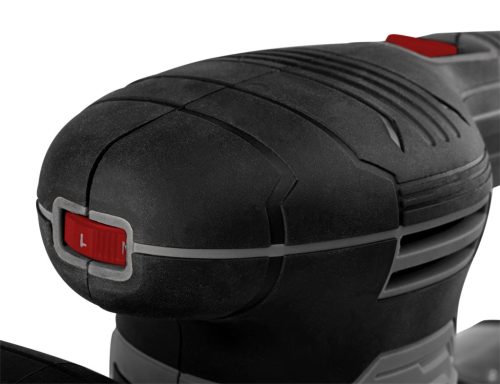 Graphite Excentercsiszoló kofferben, 125/150mm 450W