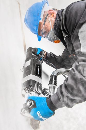 Graphite Falhoronymaró 150mm 2400W, 150mm, 3-as vágókorong rendszer