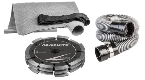 Graphite Falhoronymaró 150mm 2400W, 150mm, 3-as vágókorong rendszer