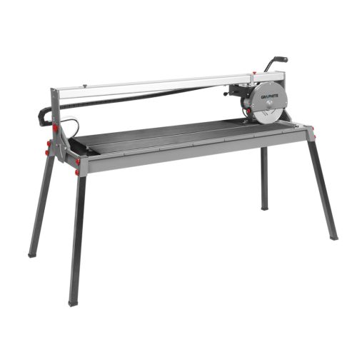 Graphite Csempevágó gép 1500W, 250X25,4mm-es tárcsa, 1200mm vágáshossz, vízhűtés
