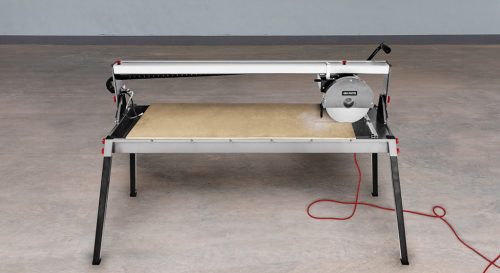 Graphite Csempevágó gép 1500W, 250X25,4mm-es tárcsa, 1200mm vágáshossz, vízhűtés