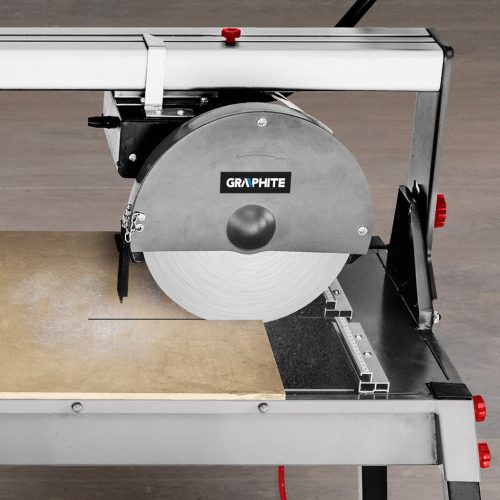 Graphite Csempevágó gép 1500W, 250X25,4mm-es tárcsa, 1200mm vágáshossz, vízhűtés