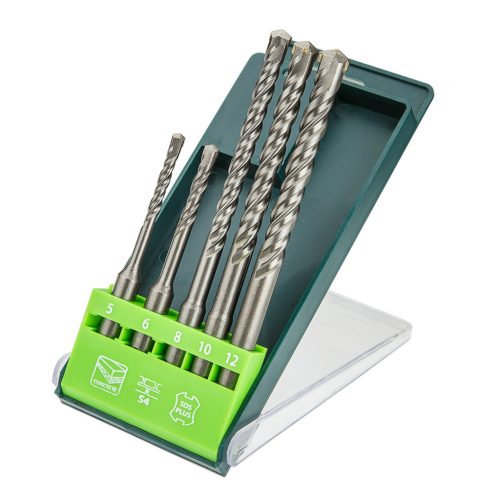 Verto Betonfúró készlet SDS PLUS 5db. - 5, 6 x110mm + 8, 10, 12 x160mm