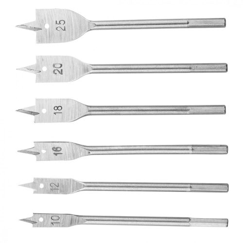 Top Tools fafúró készlet 6r. homlokmarós 10-25mm