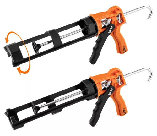 Neo Tools Kinyomópisztoly 230mm, erősített, műanyag