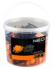 Neo Tools Csempeszintező rendszer 100 + 200db, 1.5mm