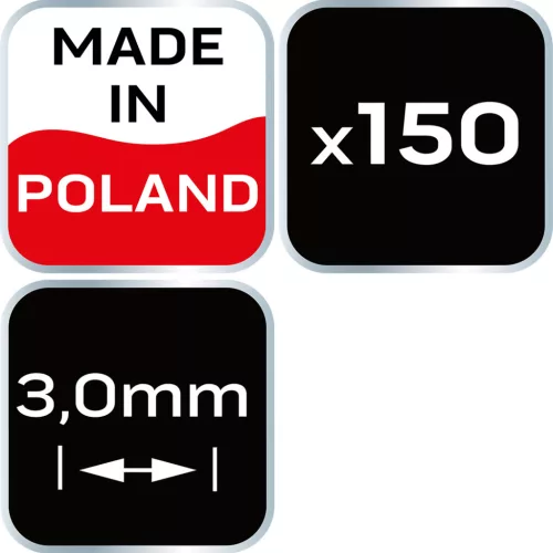 Neo Tools Hézagoló-, fugakereszt - 3mm, 150db