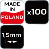 Neo Tools Hézagoló-, fugakereszt körmerevítéssel 1,5mm, 100db