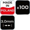 Neo Tools Hézagoló-, fugakereszt körmerevítéssel 3,0mm, 100db