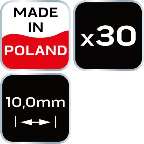 Neo Tools Hézagoló-, fugakereszt T 10,0mm, 30db