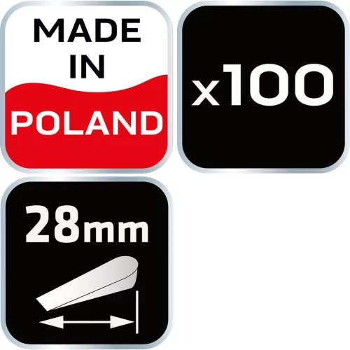 Neo Tools Csempeék 100db 28mm