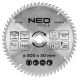 Neo Tools Körfűrészlap tiszta vágáshoz, 300x30mm, 60 fog