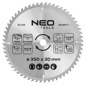   Neo Tools Körfűrészlap tiszta vágáshoz, 350x30mm, 60 fog