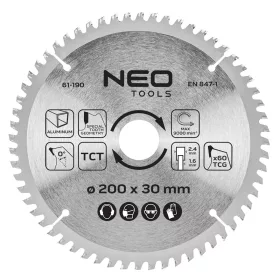 Neo Tools Körfűrészlap alumínimumhoz, 200x30mm, 60 fog