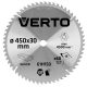 Verto körfűrészlap 450x30mm 60fog hm.