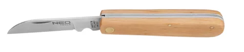 Neo Tools Összecsukható kés fa nyéllel