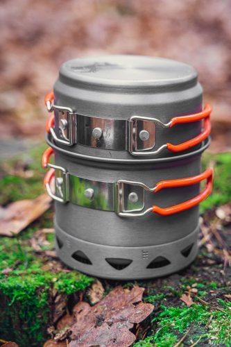 Neo Tools Kemping főzőedény készlet 2az1-ben