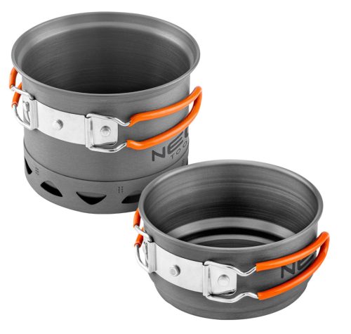 Neo Tools Kemping főzőedény készlet 2az1-ben