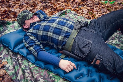 Neo Tools Önfelfújó kemping matrac 190 x 60 x 5cm