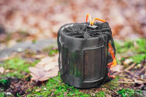 Neo Tools Kemping bögre 320ml, duppla fal, behajtható fogantyú